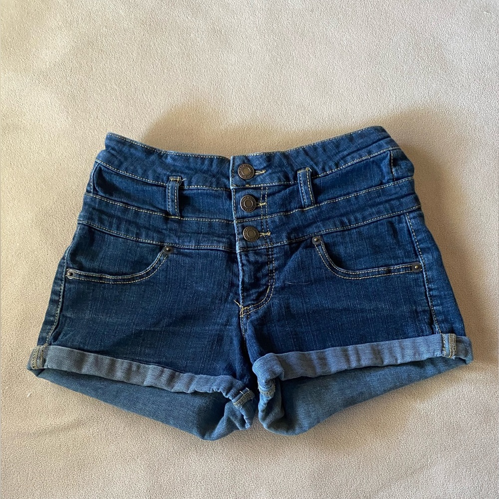 Mossimo Cuffed Denim Jean Shorts